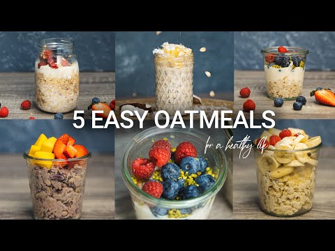 5 EASY OATMEALS || PHUONG PHUONG NGUYEN ❤️