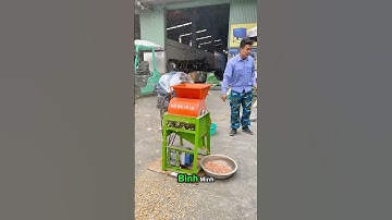Máy bóc vỏ lạc ư? Có thật là dùng được không? #viralvideo #viral #farming