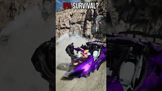 0% SURVIVAL? 😱 Insane Highway Sports Car Crash! #shorts #beamng