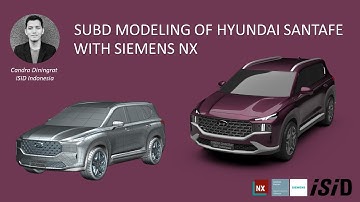 Siemens NX - Subdivision Modeling of Hyundai SantaFE with NX Realize Shape