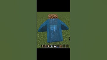 How to make unlimited water source only one water bucket #minecraft #short #funny #tutorial