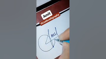 Amit"name Ka signature ✍️✍️#trending #viral #short