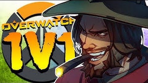 Little Brother Plays OverWatch For The First Time!-1V1