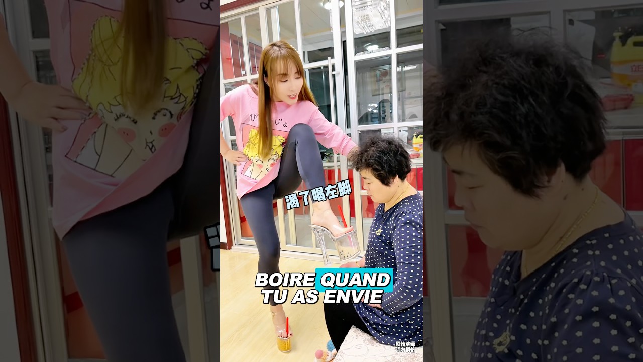 Connais-tu des talons hauts pouvant renfermer du bubble tea ?