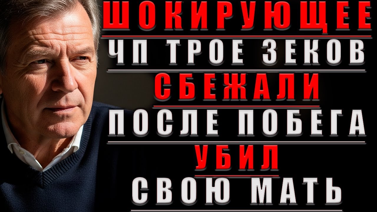Шокирующее ЧП Трое ЗЕКОВ Сбежали. ПОСЛЕ Побега УБИЛ Собственную МАТЬ..@Мудрые Рассказы для Души