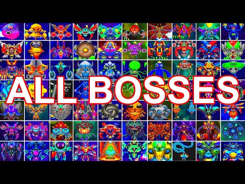 Space Shooter: Galaxy Attack - All Bosses | Beating ALL BOSSES