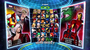 Marvel vs. Capcom 3: Fate of Two Worlds All Characters (Including DLC) [PS3]