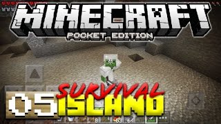 CAVING! - MCPE SURVIVAL ISLAND #5 - Minecraft PE (Pocket Edition)