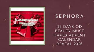 SEPHORA US ADVENT CALENDAR REVEAL 2026