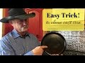 Easy Trick To Clean Cast Iron