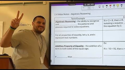 2.4 - Algebra Proofs - Geometry
