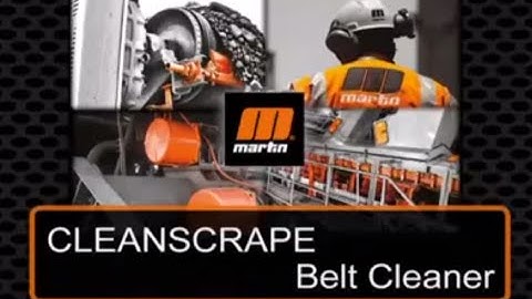 Martin Engineering CLEANSCRAPE Belt Cleaner