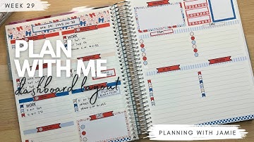 DASHBOARD PLAN WITH ME | ERIN CONDREN DASHBOARD LAYOUT PLAN WITH ME