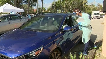 Drive-thru COVID-19 testing begins in Florida, coming soon to Broward County