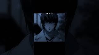 Relatable Anime「 Light Yagami and ryuk Edit 」pt.159 Death Note #anime #real #fypシ