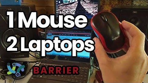 Use 1 Mouse with 2 Laptops! WIN10 & UBUNTU Cross-platform / Barrier