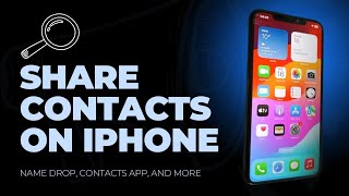 How To Share Contacts On Iphone