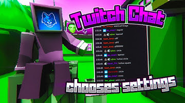 Twitch Chat CHOOSES My KRUNKER SETTINGS!