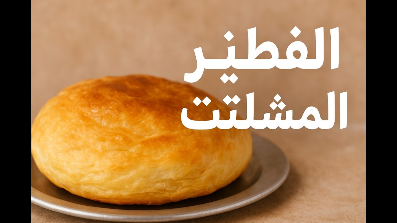 الفطير المشلتت بدون فرد ولا توريق بمكون سحرى هينفخ و يوريق معكى #فطير الأفران