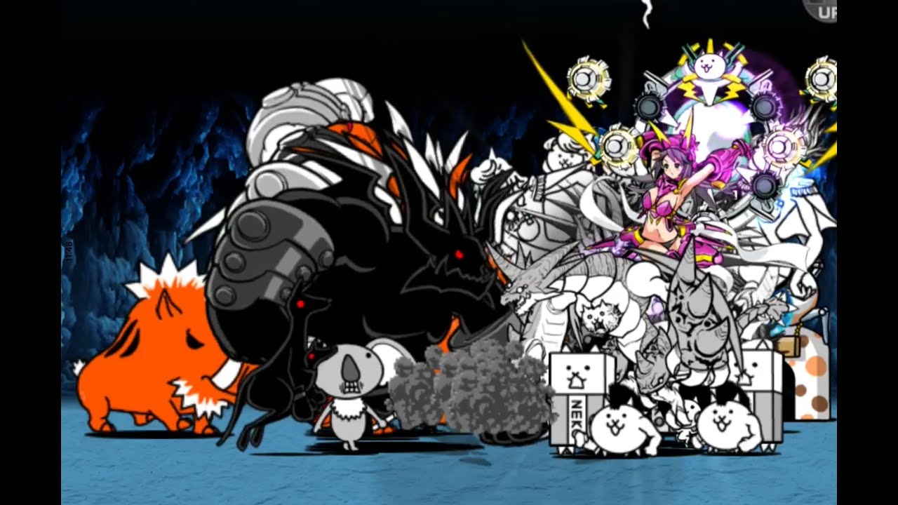 【改造】赤白黒ぶんぶん祭りその2 【にゃんこ大戦争】 - YouTube