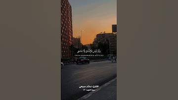 و أن ليس للإنسان إلا ما سعى - سورة النجم 💙