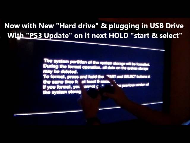 HOW TO FIX PS3 - NEW HARD DRIVE & UPDATE INSTALL - YouTube