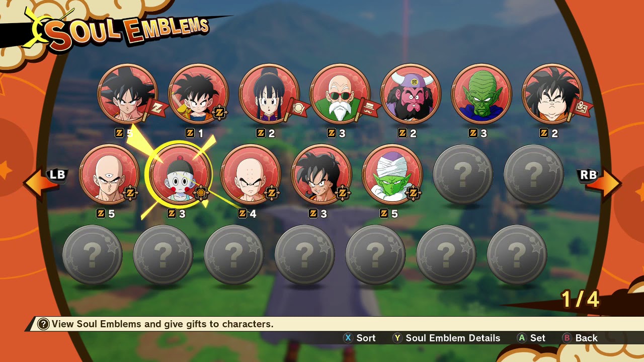 Dragon Ball Z Kakarot Get Tien Soul Emblem Get Spirits in Shades Bonus