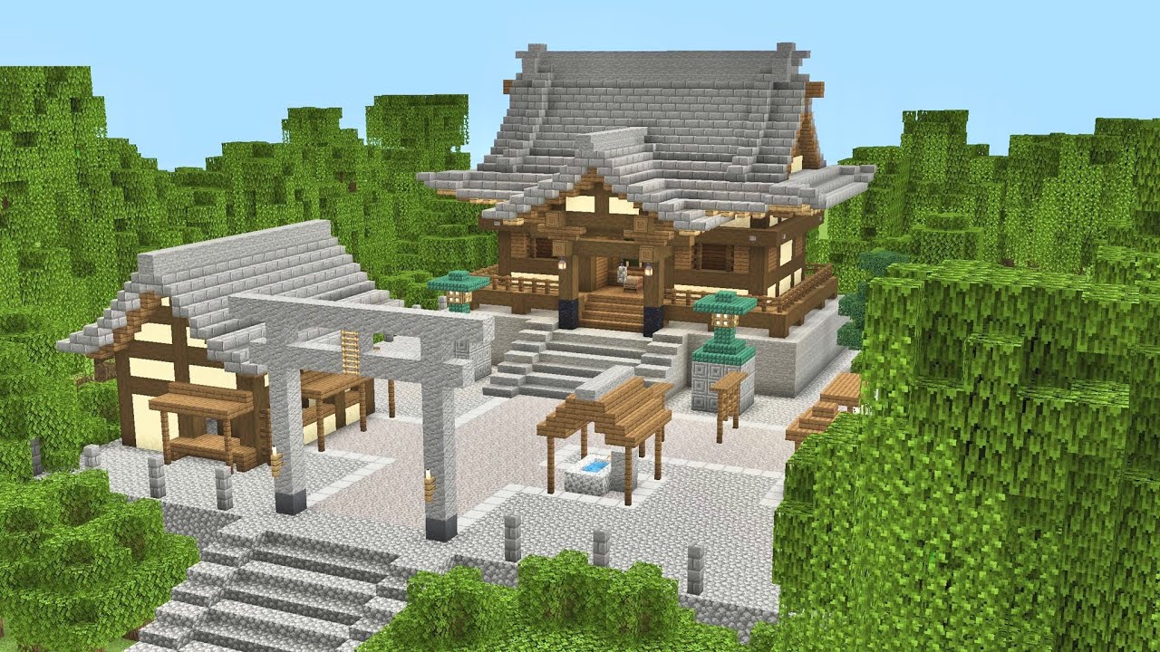 マインクラフト 神社設計図 _ マイクラ 神社 作り方 設計図 – JGDRI