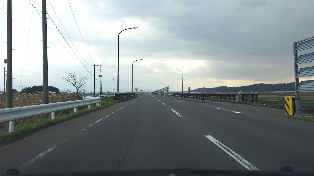 4K 国道280号→青森県道14号→12号→国道280号(蟹田バイパス) 等速 青森県外ヶ浜町→今別町→外ヶ浜町→蓬田村→青森市 新青森駅付近