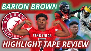 THE MOST SLEPT ON RECEIVER!!!😴 Barion Brown Highlight Tape Review🔥 #THADDBOIIREVIEWS