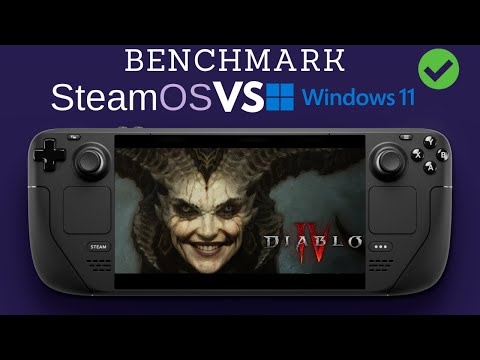 Diablo 4: Server Slam | Steam Deck Performance | SteamOS VS Windows Benchmark
