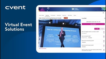 Cvent virtual event solutions
