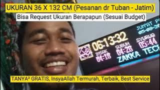 Produsen Jam Masjid Digital Terbaik bisa kirim keseluruh Indonesia   bergaransi | Zakka Tech