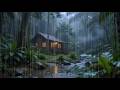 Instant Sleep with Heavy Rain Sounds | Deep Sleep Rain and Thunder for Insomnia & Anxiety Relief