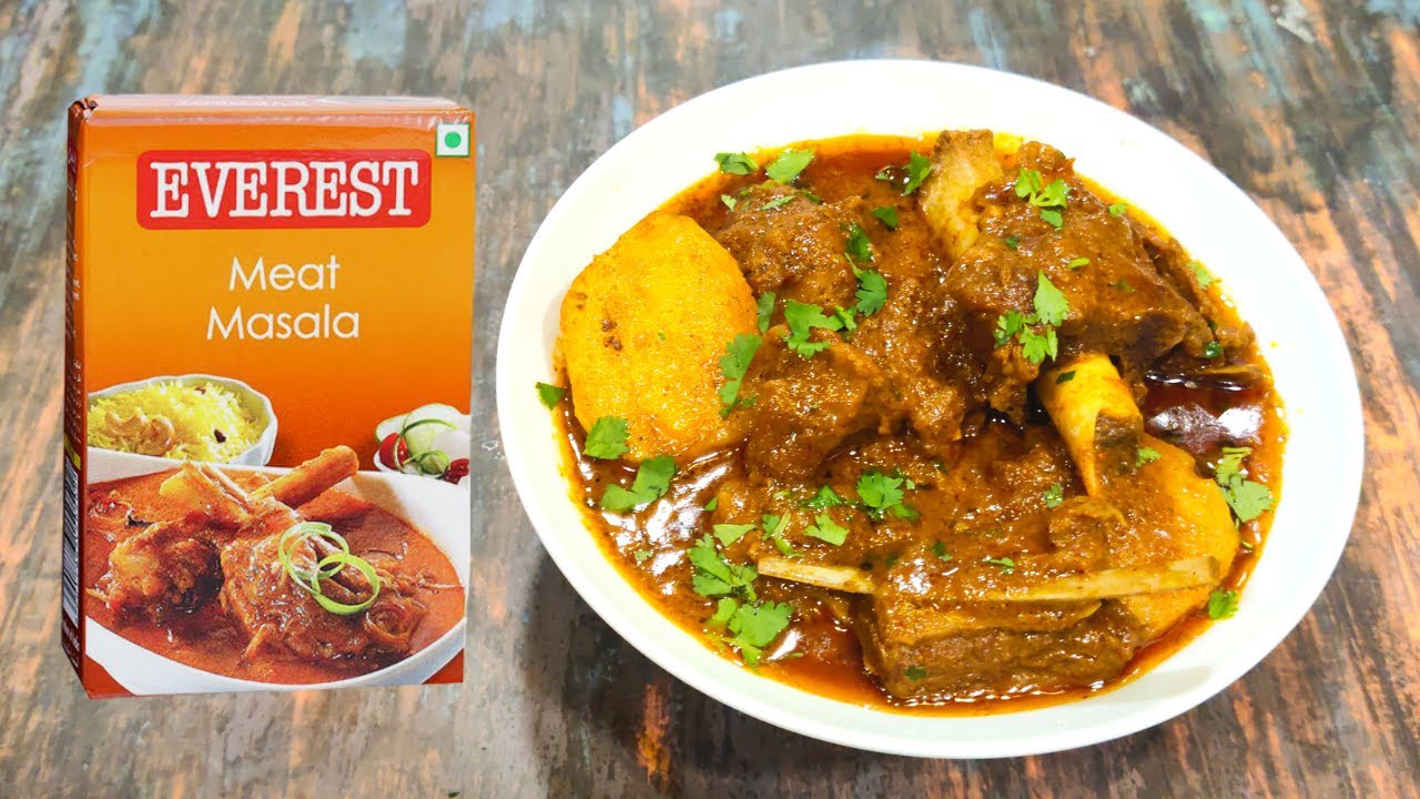 Everest Meat Masala Recipe in Hindi एवेरेस्ट मीट मसाला पैकेट से बनाये