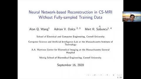Neural Network-based Reconstruction in Compressed Sensing MRI Without Fully-sampled Training Data