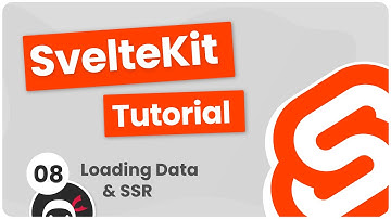 SvelteKit Crash Course Tutorial #8 - Loading Data & SSR