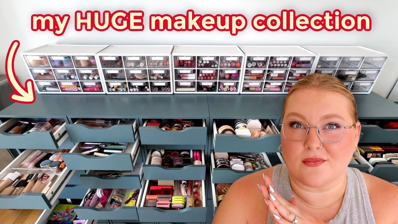 why have a big makeup collection if you're not going to use it...