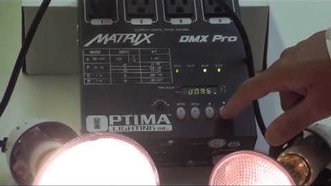 Matrix DMX PRO - Build in Program & Music Mode