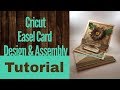 Easel card and 3d flower design   assembly tutorial