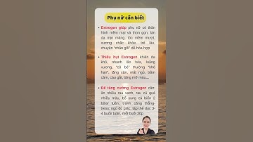 Phụ nữ cần biết những điều cơ bản về nội tiết tố nữ!|Bs Nguyễn Ngọc #shorts