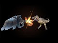 Woolly Mammoth vs Tarbosaurus