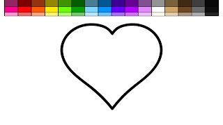 ❤️ Learn Colors with Rainbow Hearts | Fun Painting for Kids | Birthday Candyland 4K