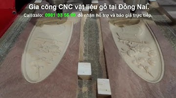 Gia công cnc vật liệu gỗ tại xưởng gia công Đồng Nai.