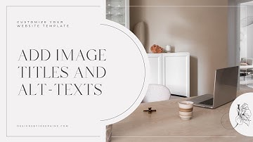 How to add Image Titles and Alt-Text for SEO on your Showit Photography Website