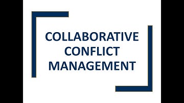 Collaborative Conflict Management