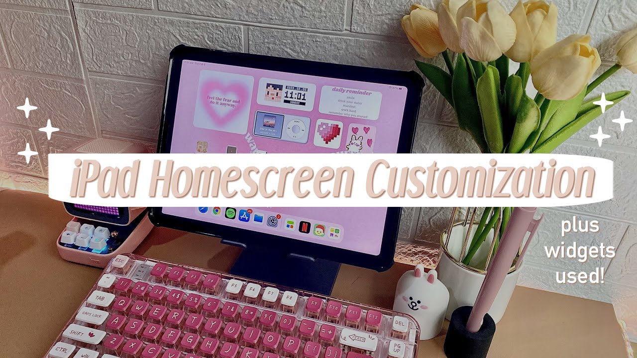 iPad Homescreen Customization — How to make it aesthetic by using these ...