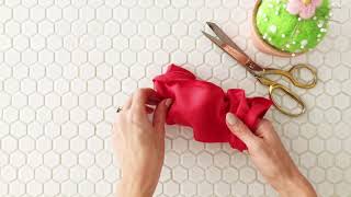Oversized Scrunchie– How to Turn the Tubing