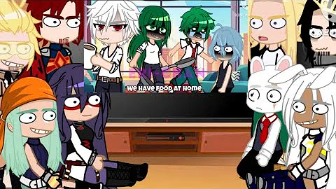 Pro heroes react to “We have food at home!!!” || bnha/mha || Gacha Club/Life || my AU || 