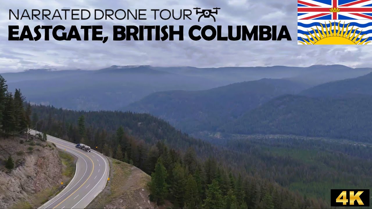 🛩️ Истгейт, Британская Колумбия 🌄 4K Drone